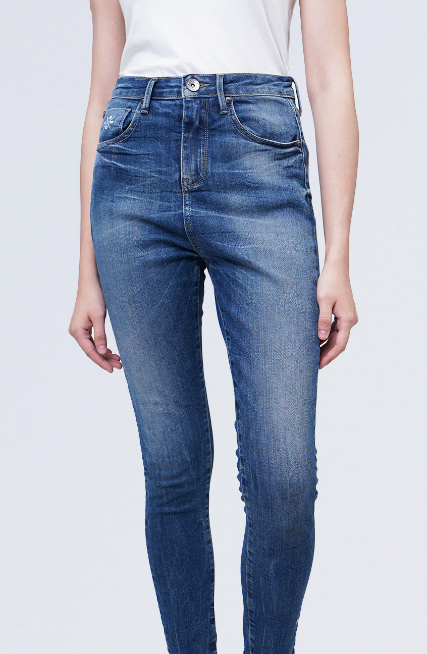 Jeans Skinny G4 Series Hi-Waist Handmade Medium Blue