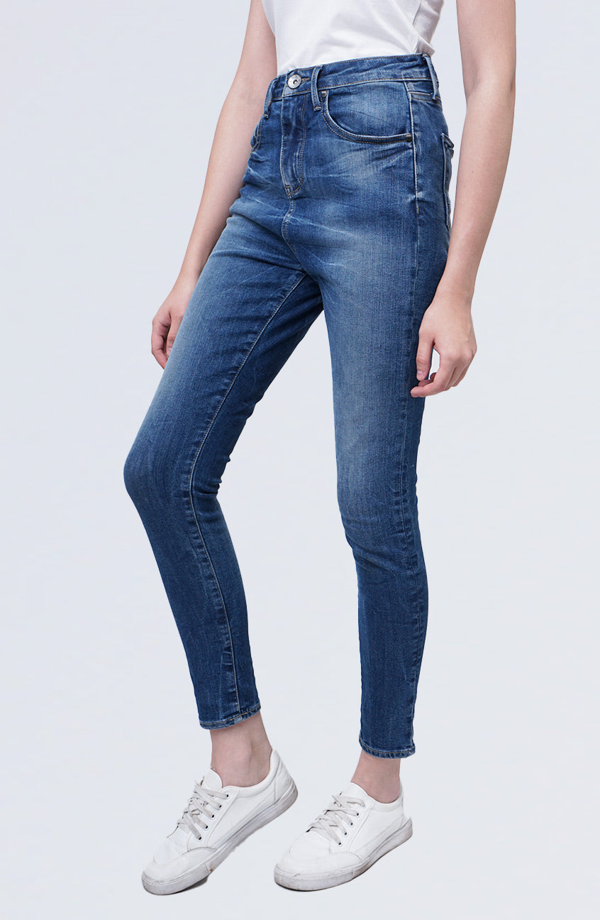 Jeans Skinny G4 Series Hi-Waist Handmade Medium Blue