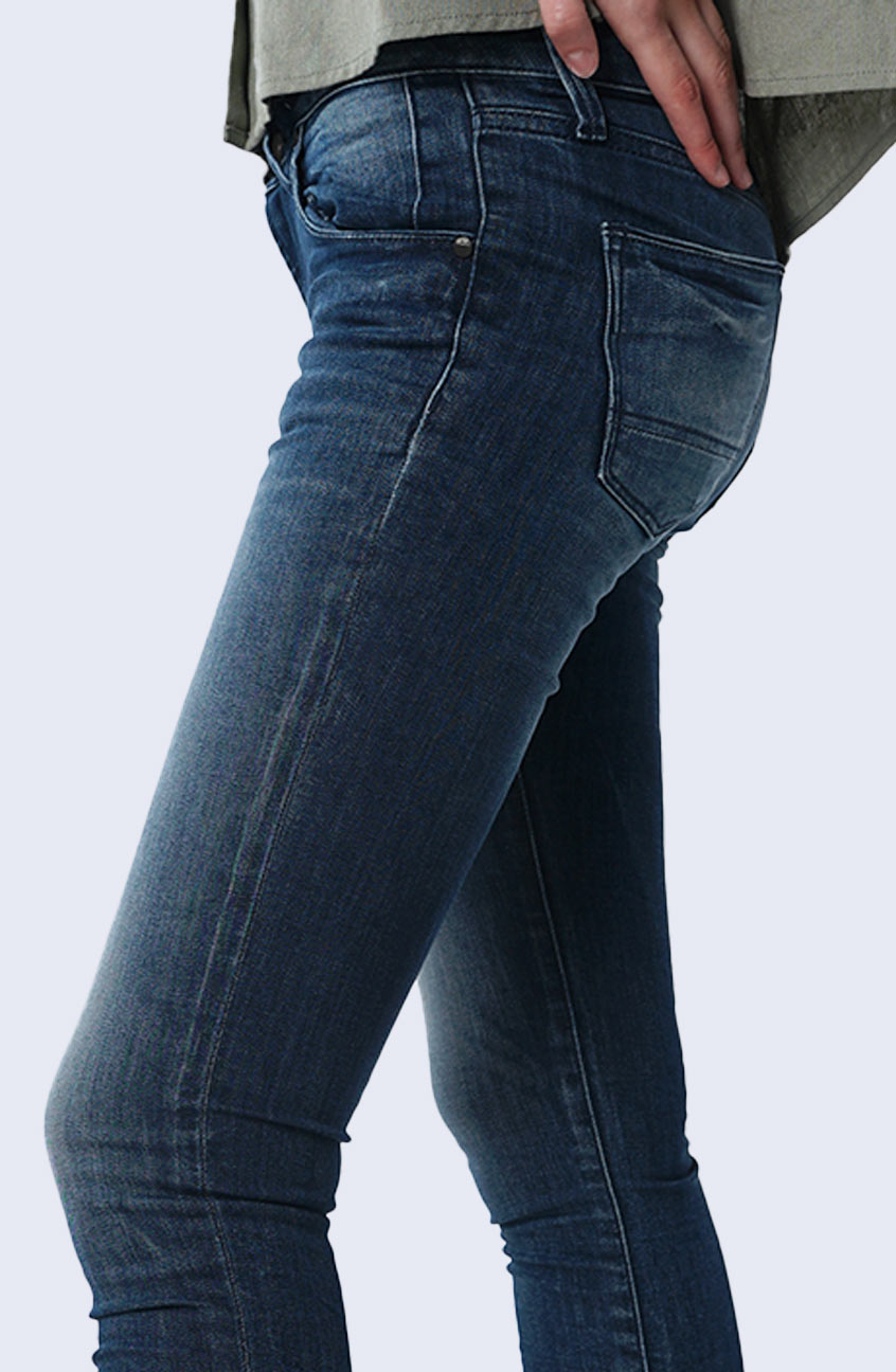Jeans Skinny H1 Series Middle Waist Medium Blue