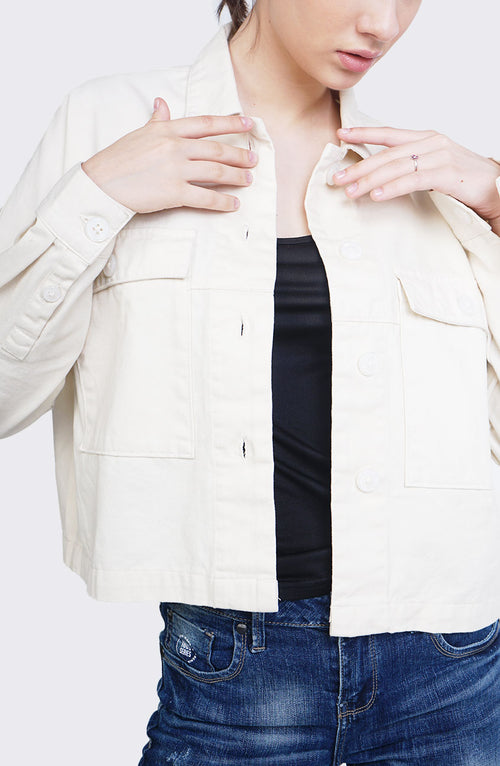 Jaket Grizelle Ecru Cream