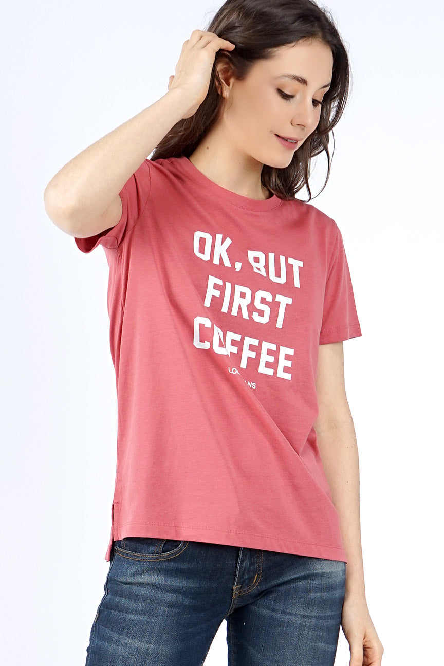 T-Shirt Lengan Pendek Adira Mideral Red