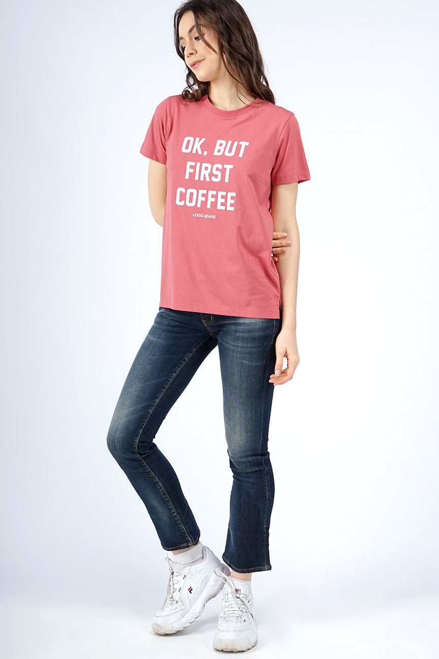 T-Shirt Lengan Pendek Adira Mideral Red