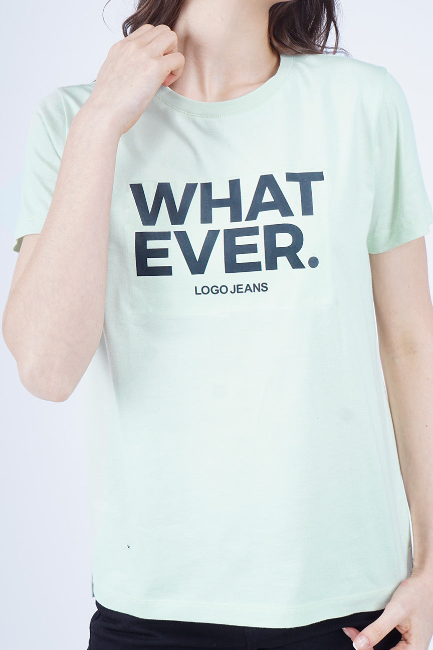 T-Shirt Lengan Pendek Alena Sage