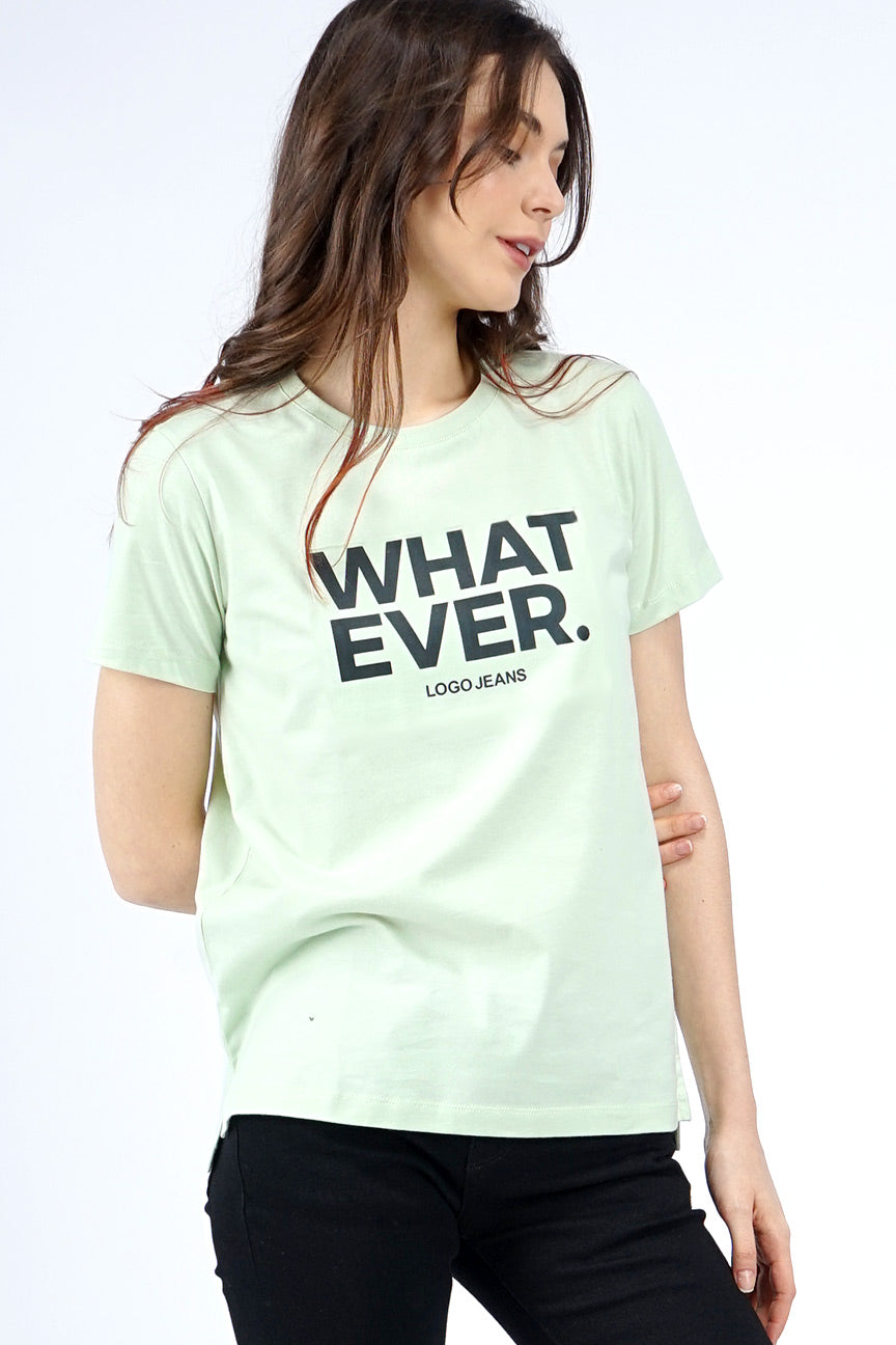 T-Shirt Lengan Pendek Alena Sage