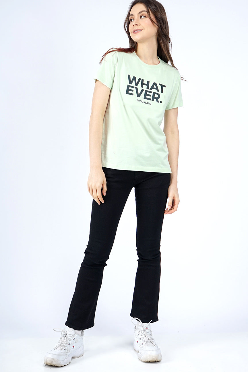 T-Shirt Lengan Pendek Alena Sage