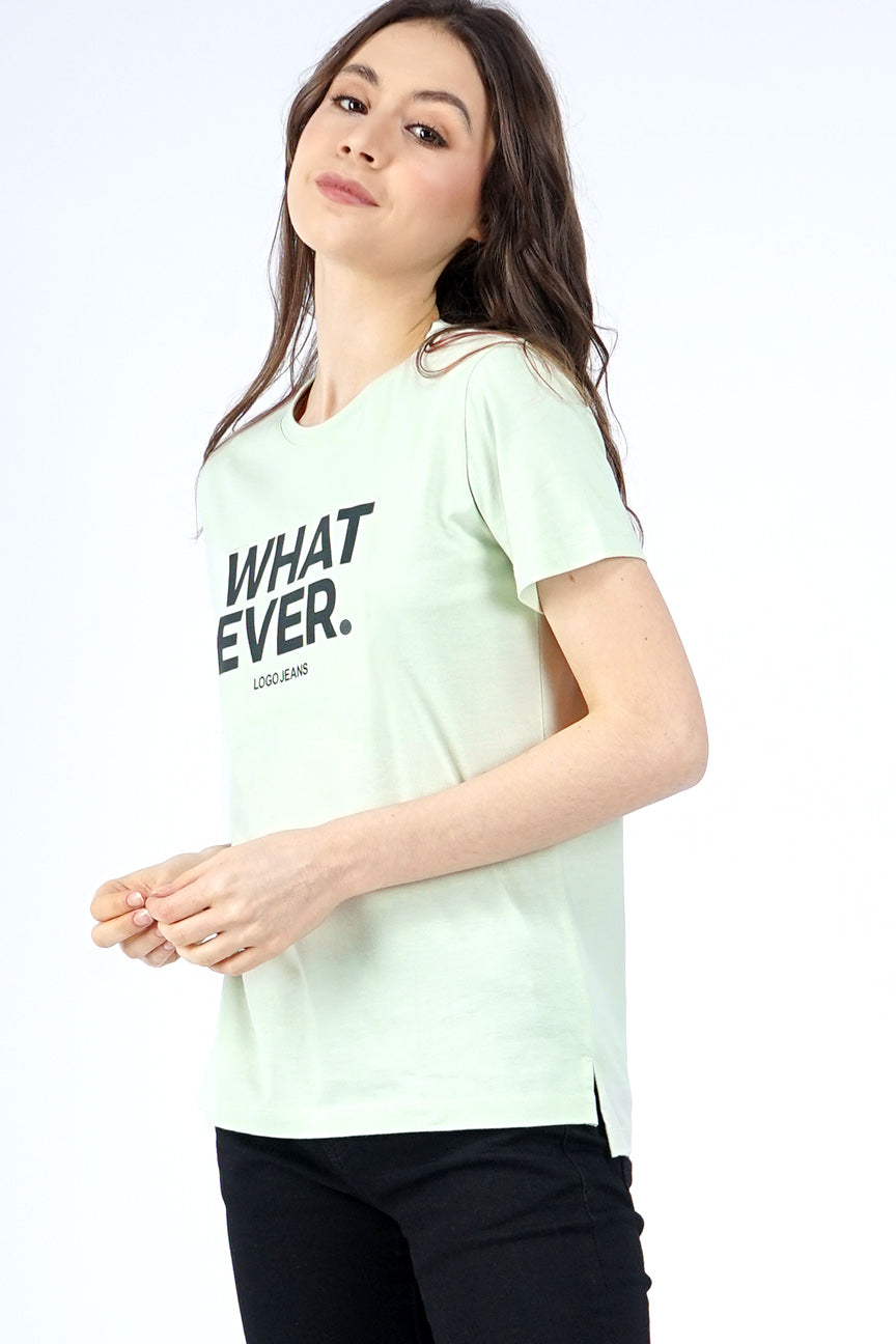 T-Shirt Lengan Pendek Alena Sage