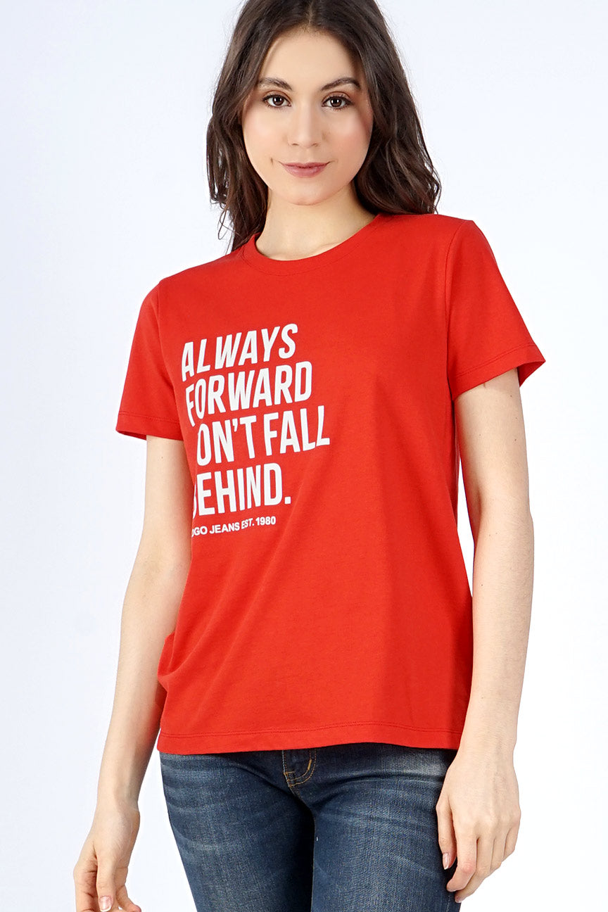 T-Shirt Lengan Pendek Alpha Red