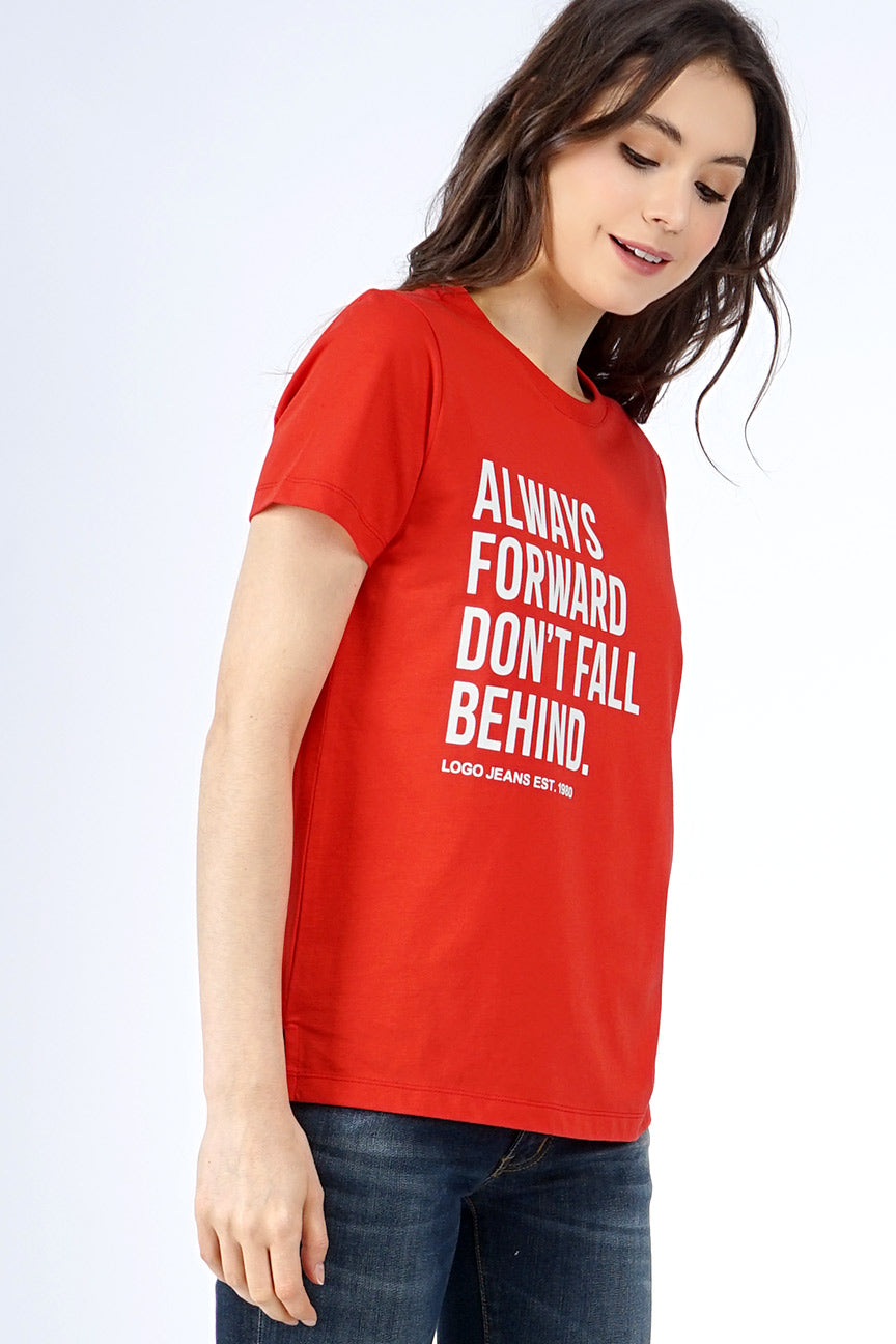 T-Shirt Lengan Pendek Alpha Red