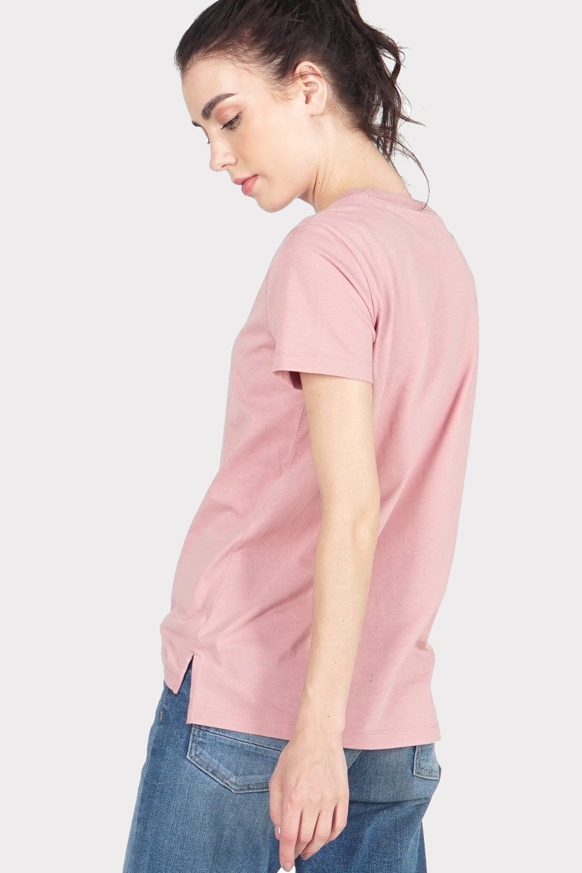 T-Shirt Lengan Pendek Amelia Pink