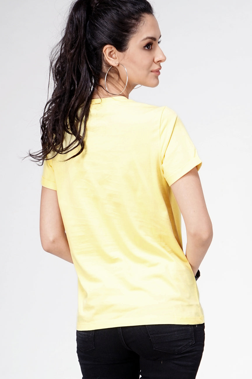 T-Shirt Lengan Pendek Ryth Yellow