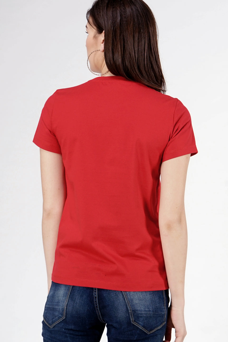T-Shirt Lengan Pendek Silly Red