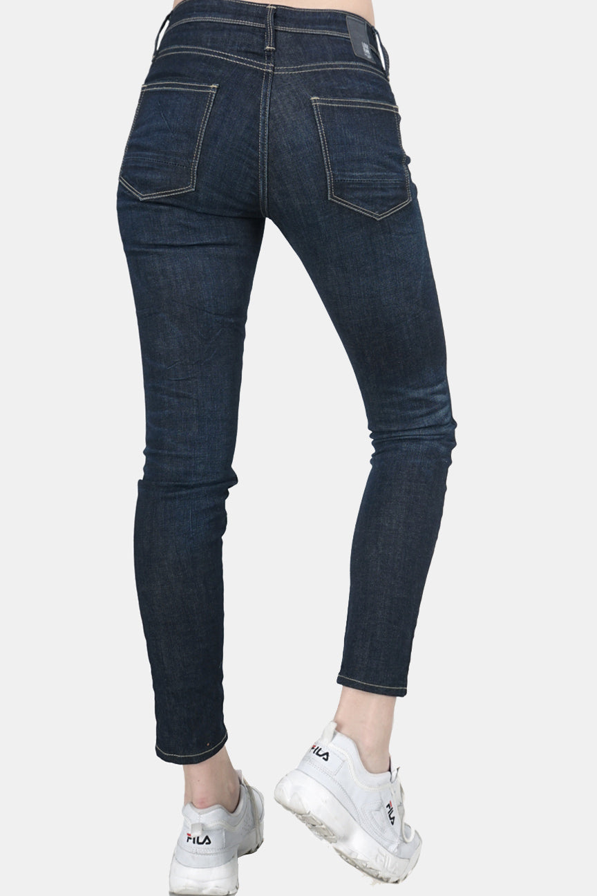Jeans Skinny D1 Series Middle Waist Dark Blue