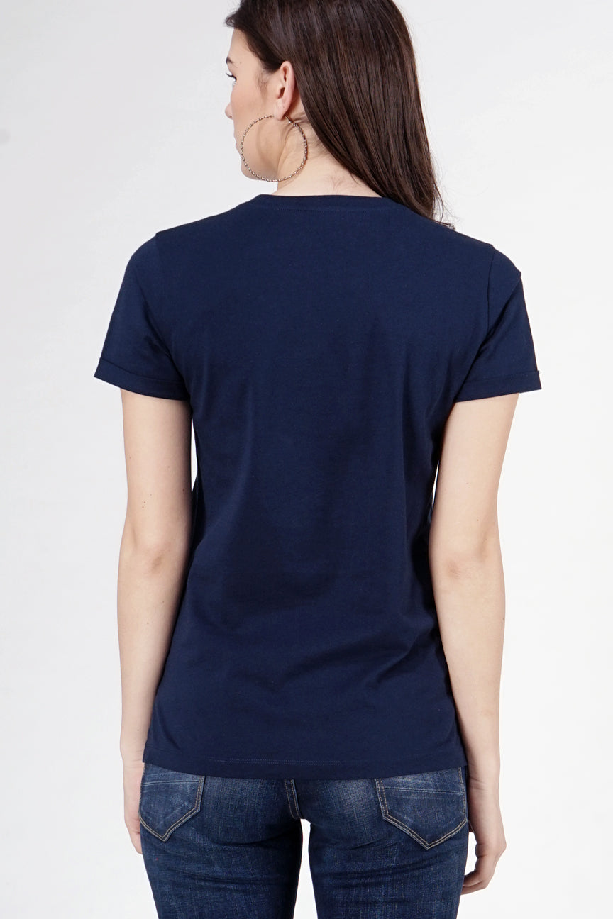 T-Shirt Lengan Pendek Overthink Navy