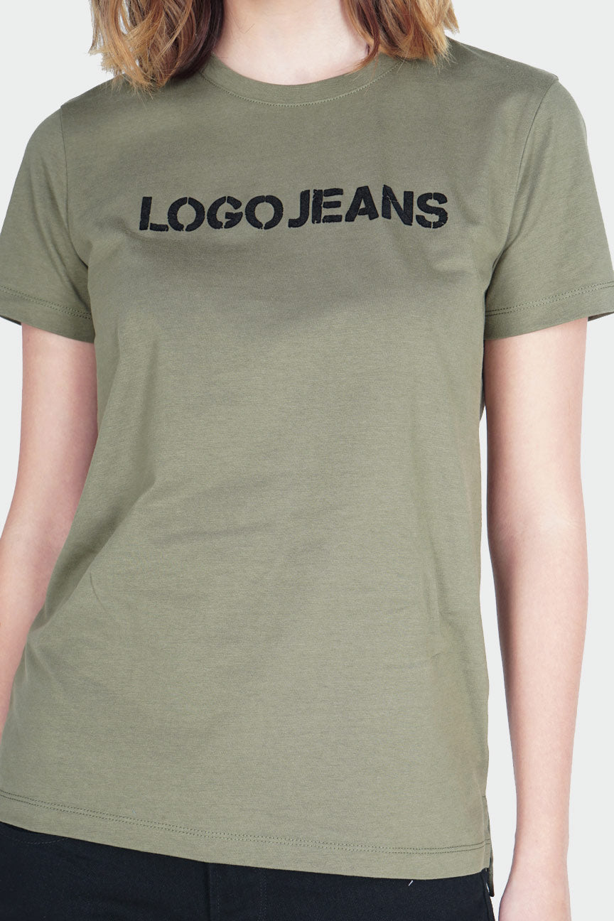 T-Shirt Lengan Pendek Brianna Army