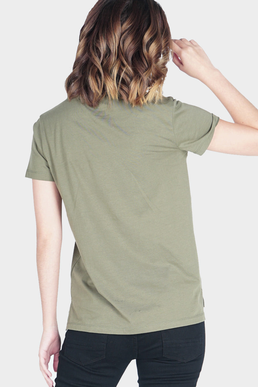 T-Shirt Lengan Pendek Brianna Army