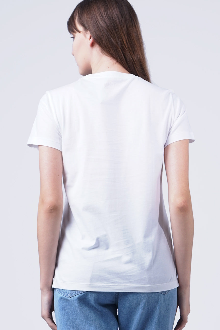 T-Shirt Lengan Pendek Bruno Offwhite