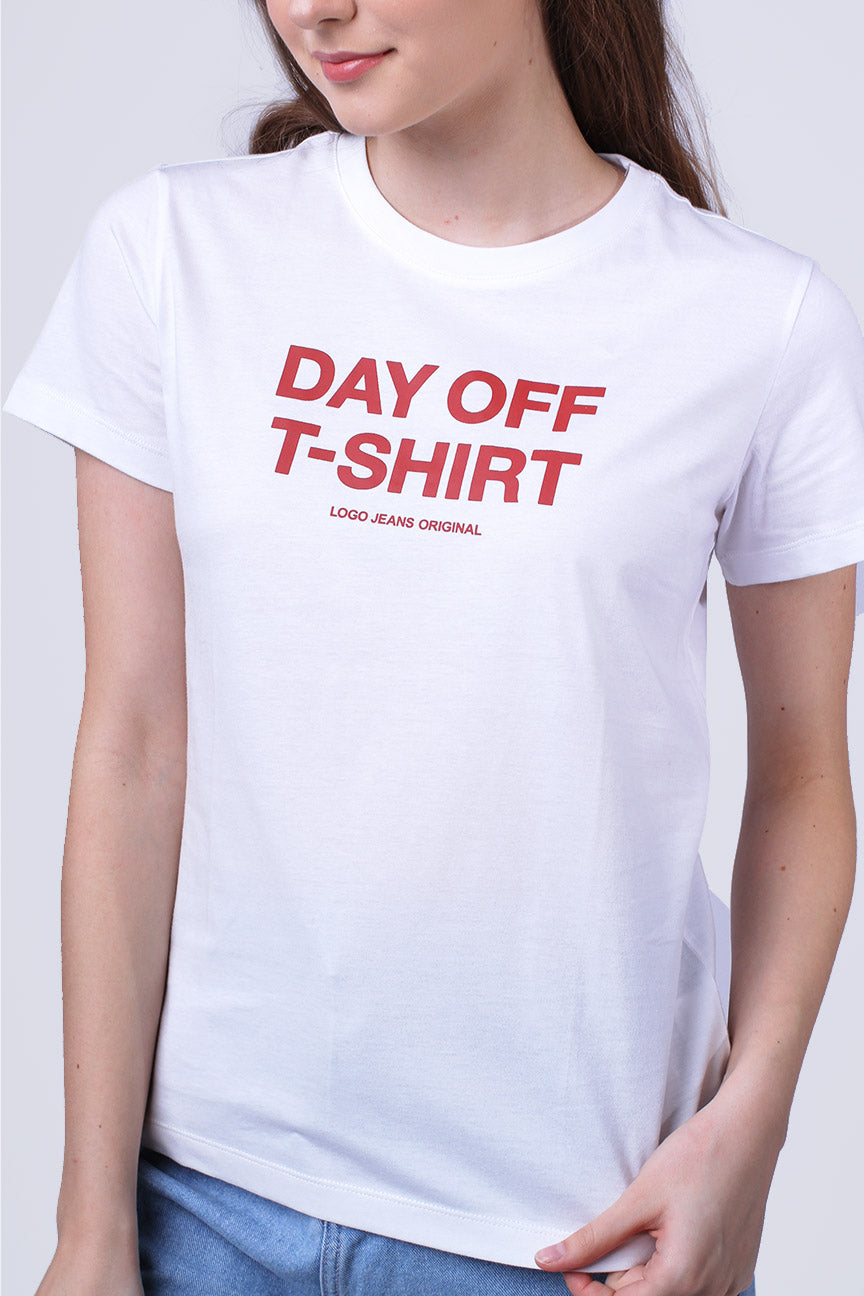 T-Shirt Lengan Pendek Bruno Offwhite