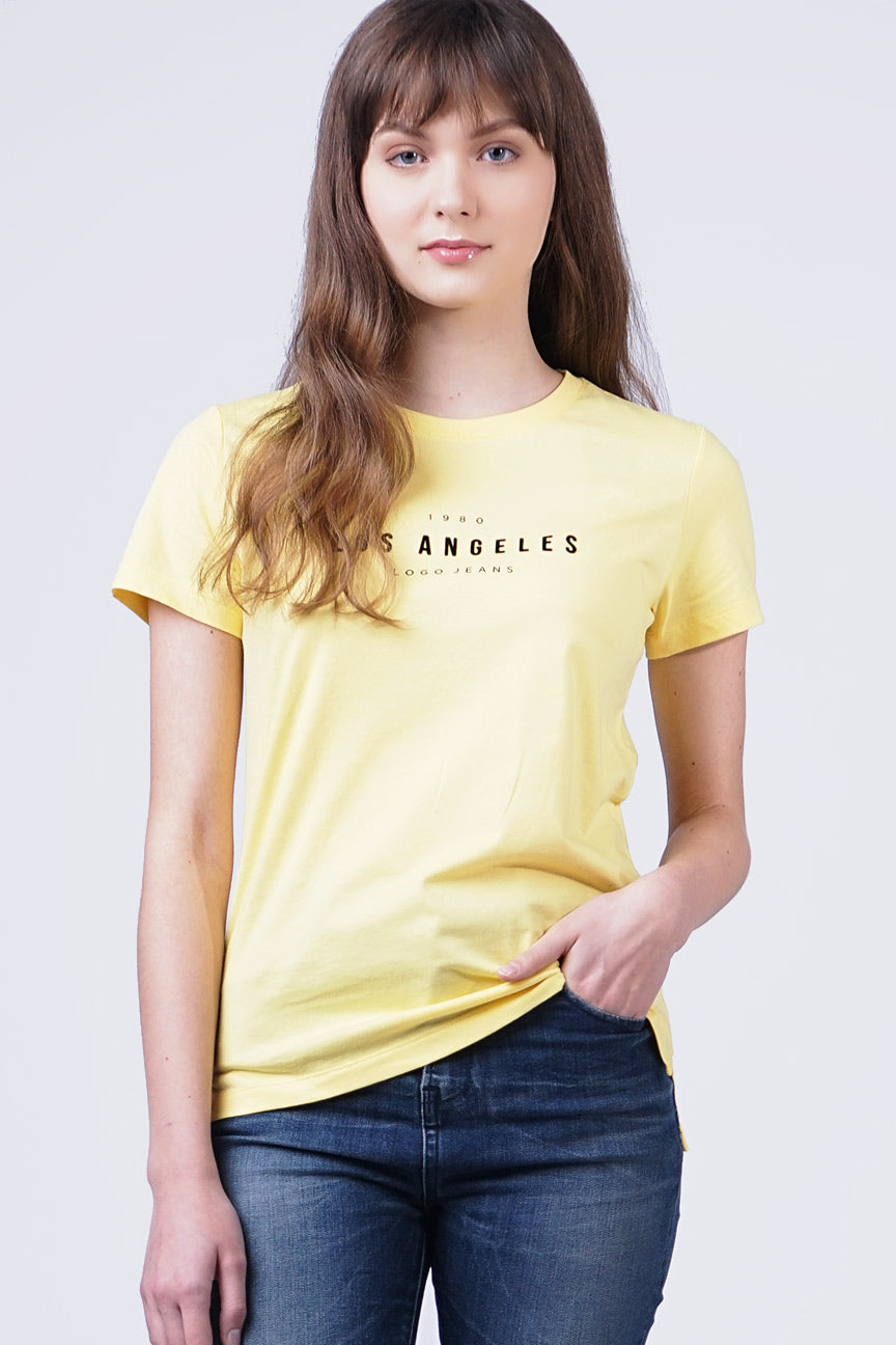 T-Shirt Lengan Pendek Bumble Yellow