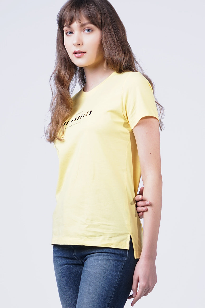 T-Shirt Lengan Pendek Bumble Yellow