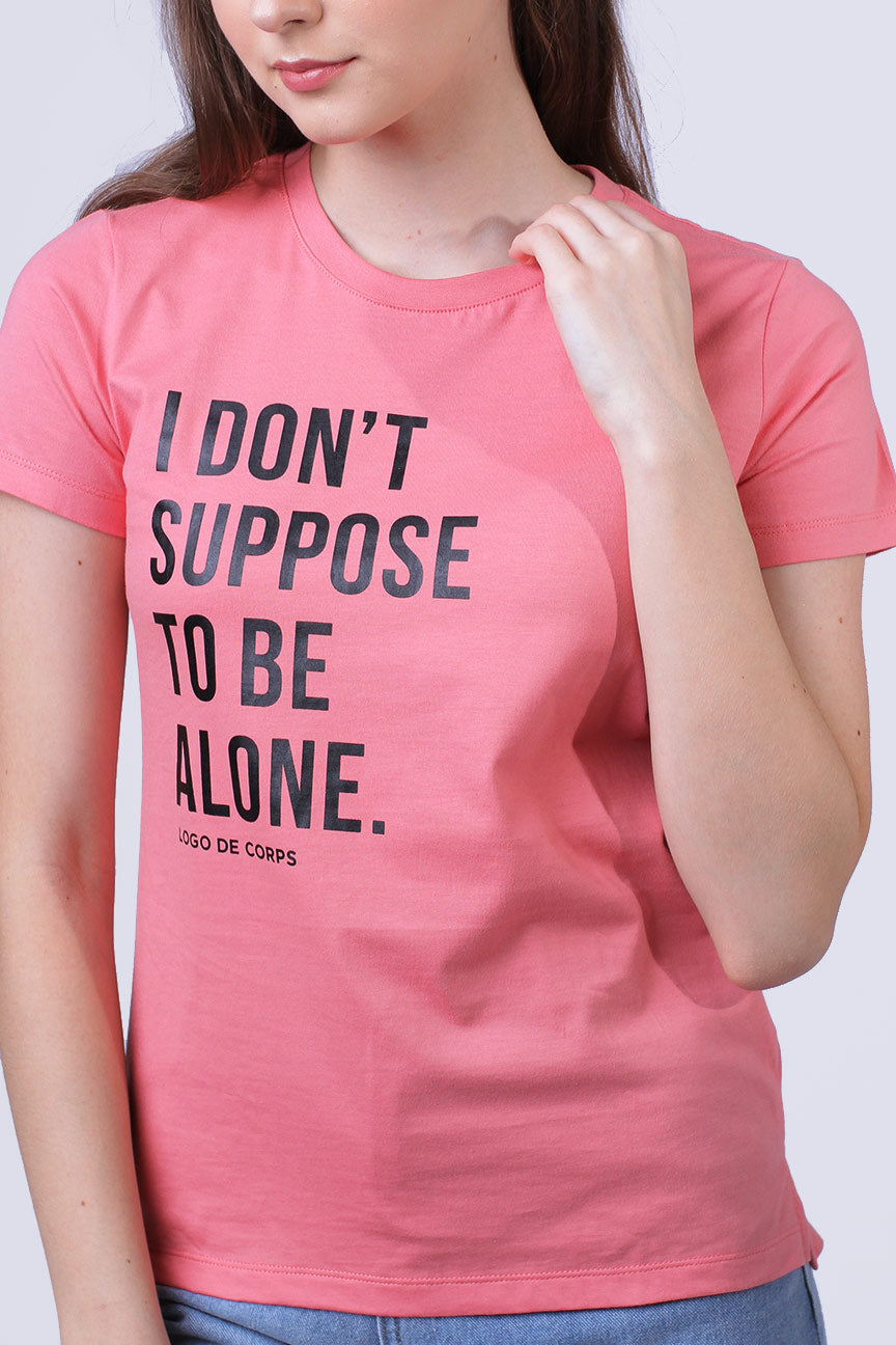 T-Shirt Lengan Pendek Chandie Pink