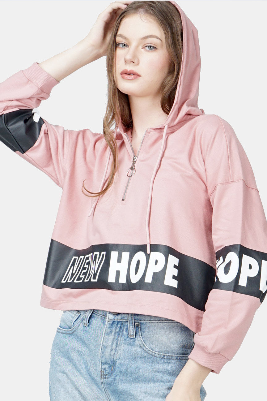 Sweater Hoodie Christa Pink