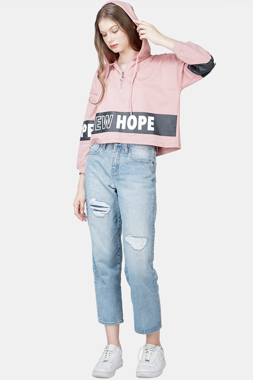 Sweater Hoodie Christa Pink