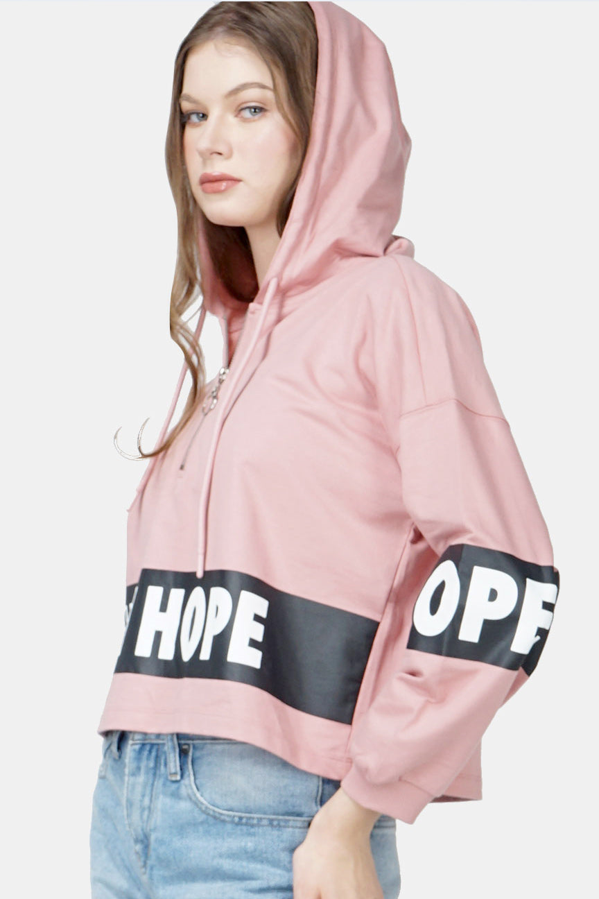 Sweater Hoodie Christa Pink