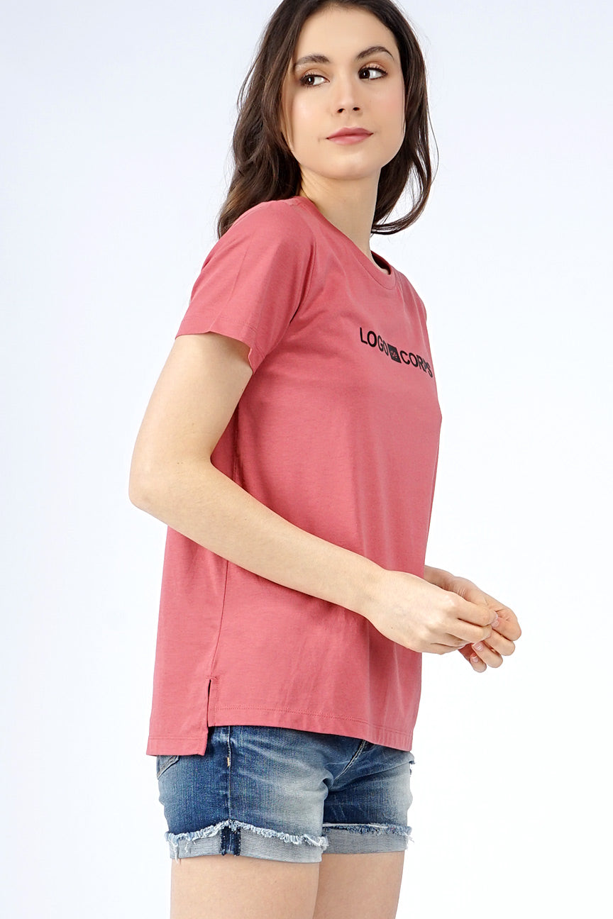 T-Shirt Lengan Pendek Denver Mineral Red