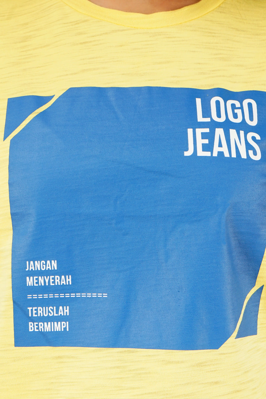 T-Shirt Lengan Pendek Nala Yellow