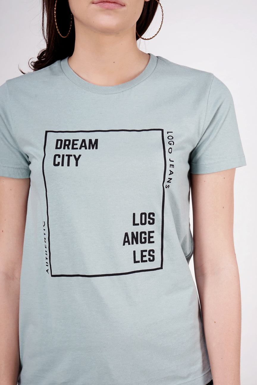 T-Shirt Lengan Pendek Bond Light Green