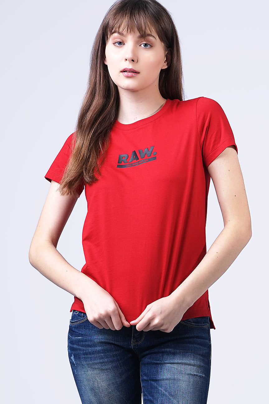 T-Shirt Lengan Pendek Ella Red