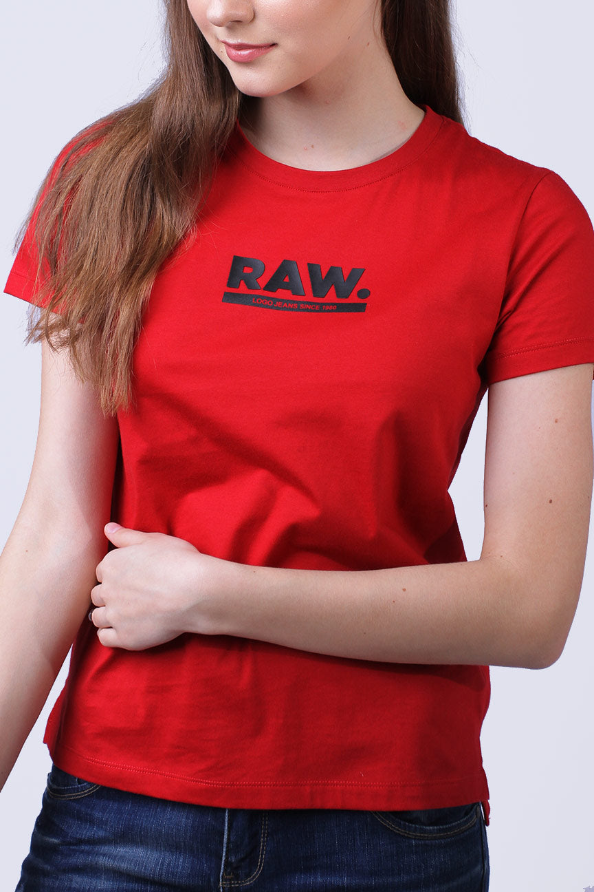 T-Shirt Lengan Pendek Ella Red
