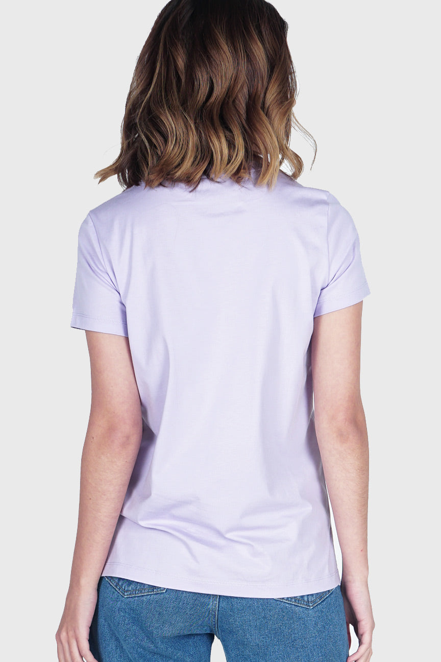 T-Shirt Lengan Pendek Eloise Lilac