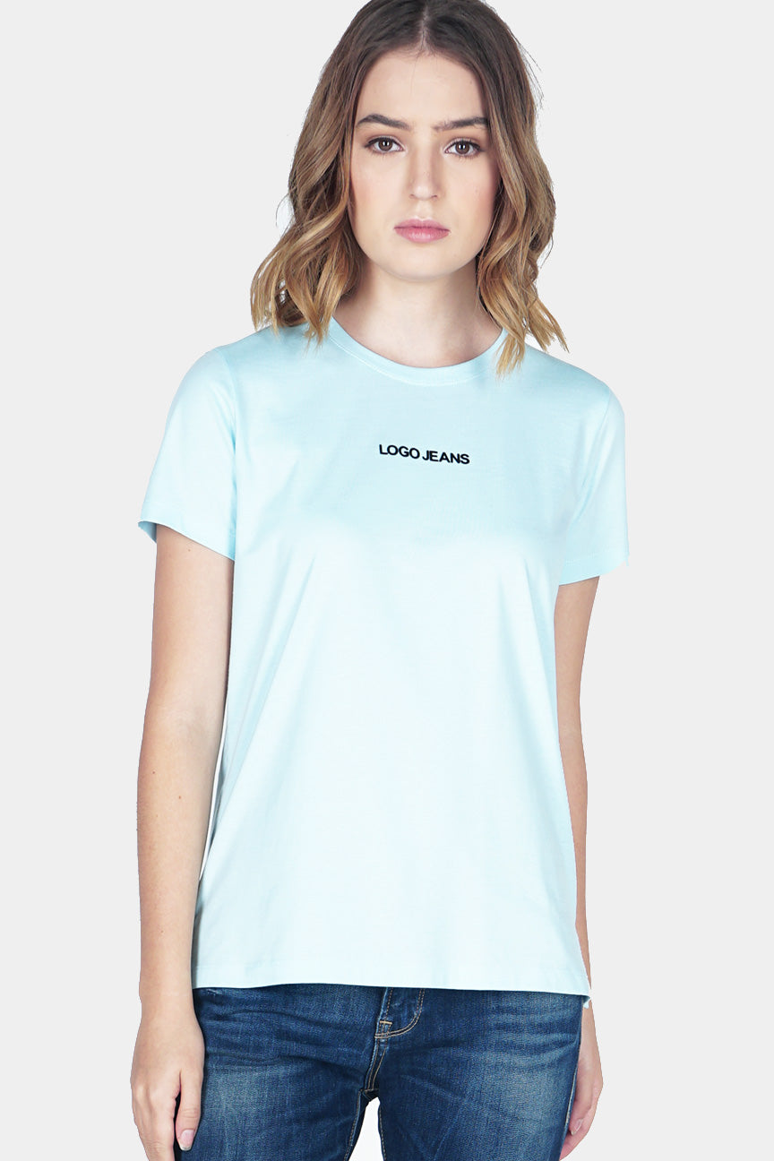 T-Shirt Lengan Pendek Fidelya Light Blue