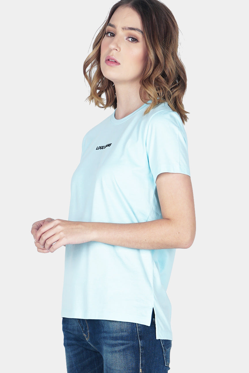 T-Shirt Lengan Pendek Fidelya Light Blue