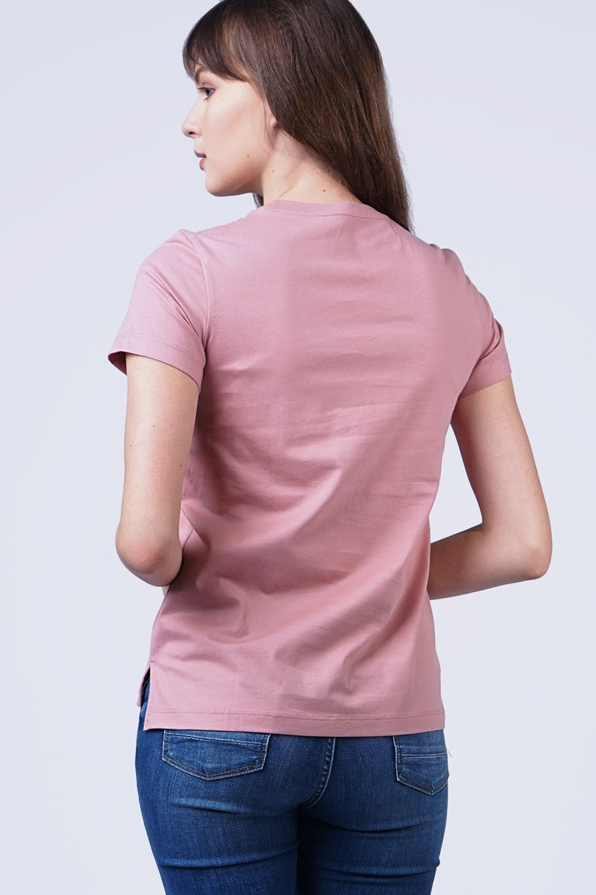 T-Shirt Lengan Pendek Fienna Pink
