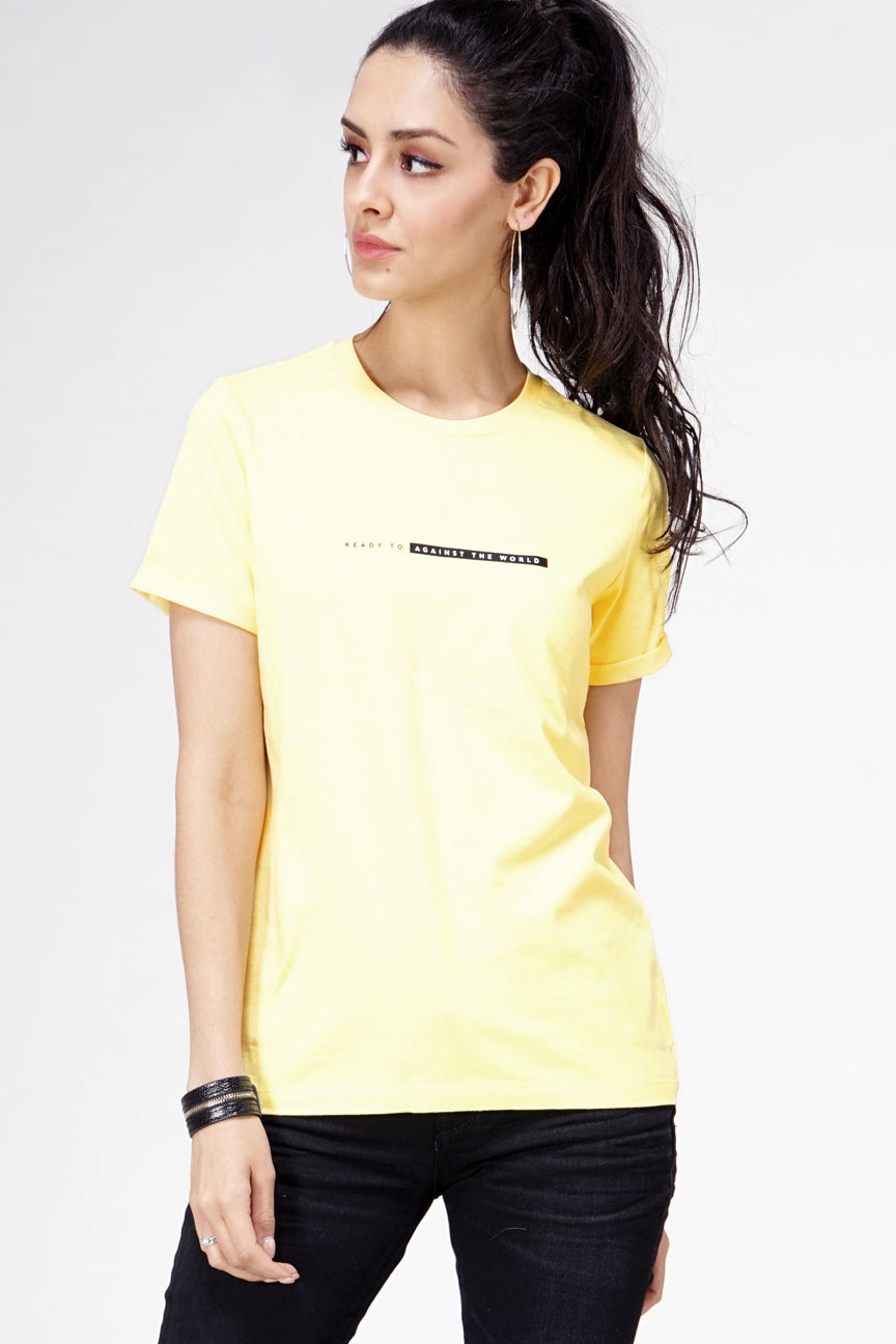 T-Shirt Lengan Pendek Ryth Yellow