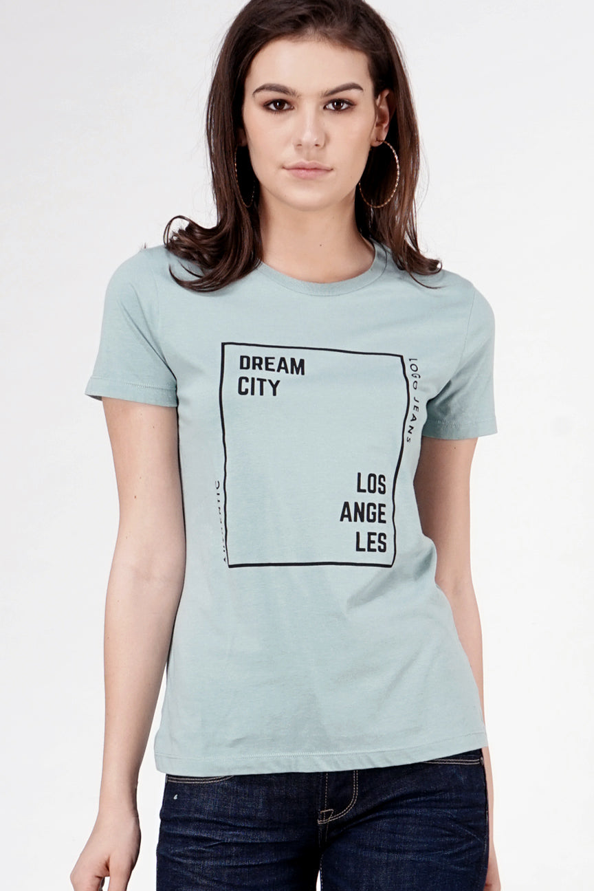 T-Shirt Lengan Pendek Bond Light Green