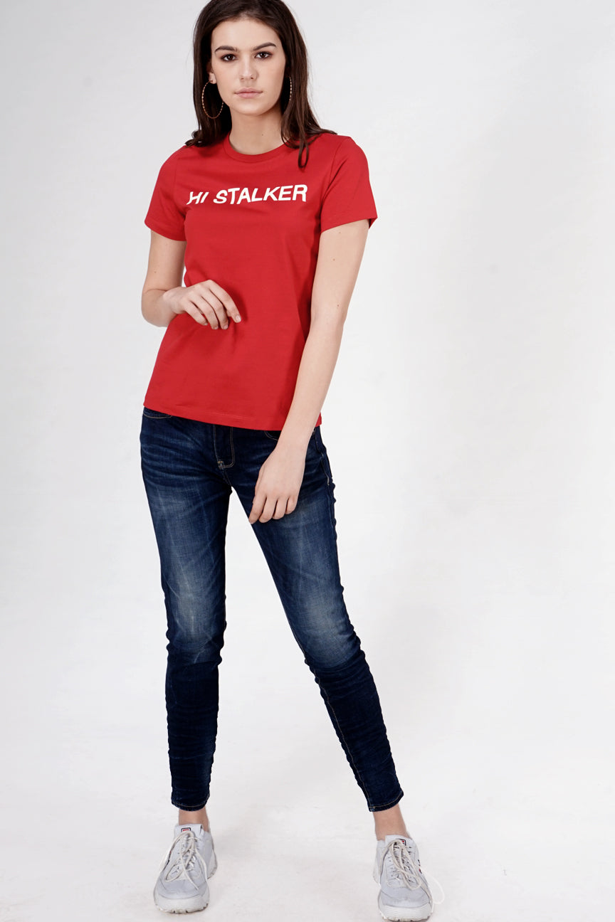 T-Shirt Lengan Pendek Silly Red