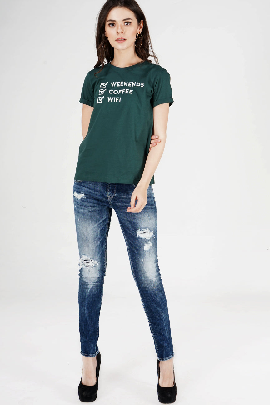 T-Shirt Lengan Pendek To Do Green