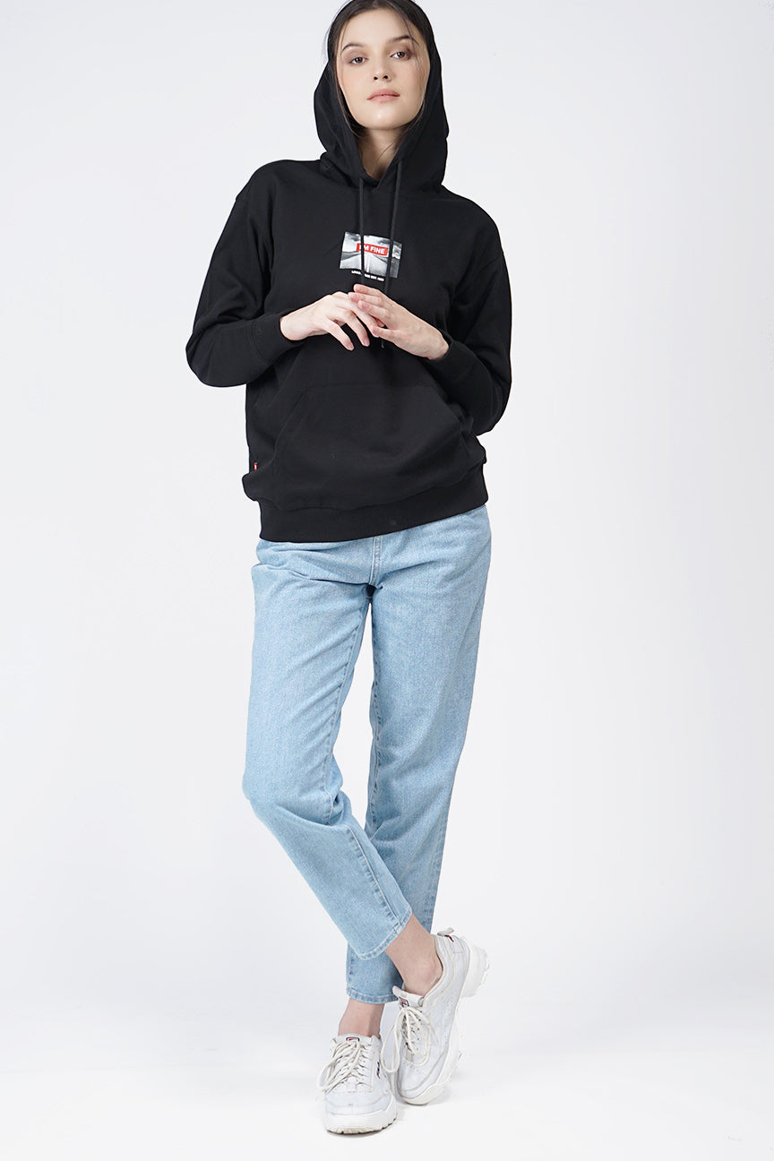 Sweater Hoodie Heera Black