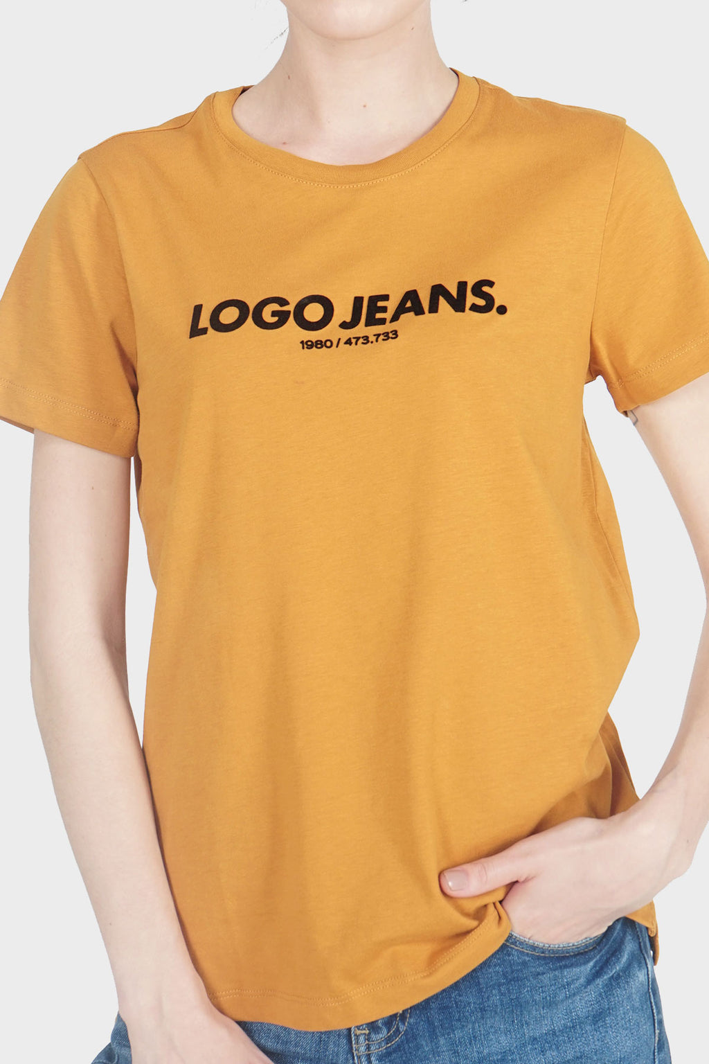 T-Shirt Lengan Pendek Keix Dark Mustard