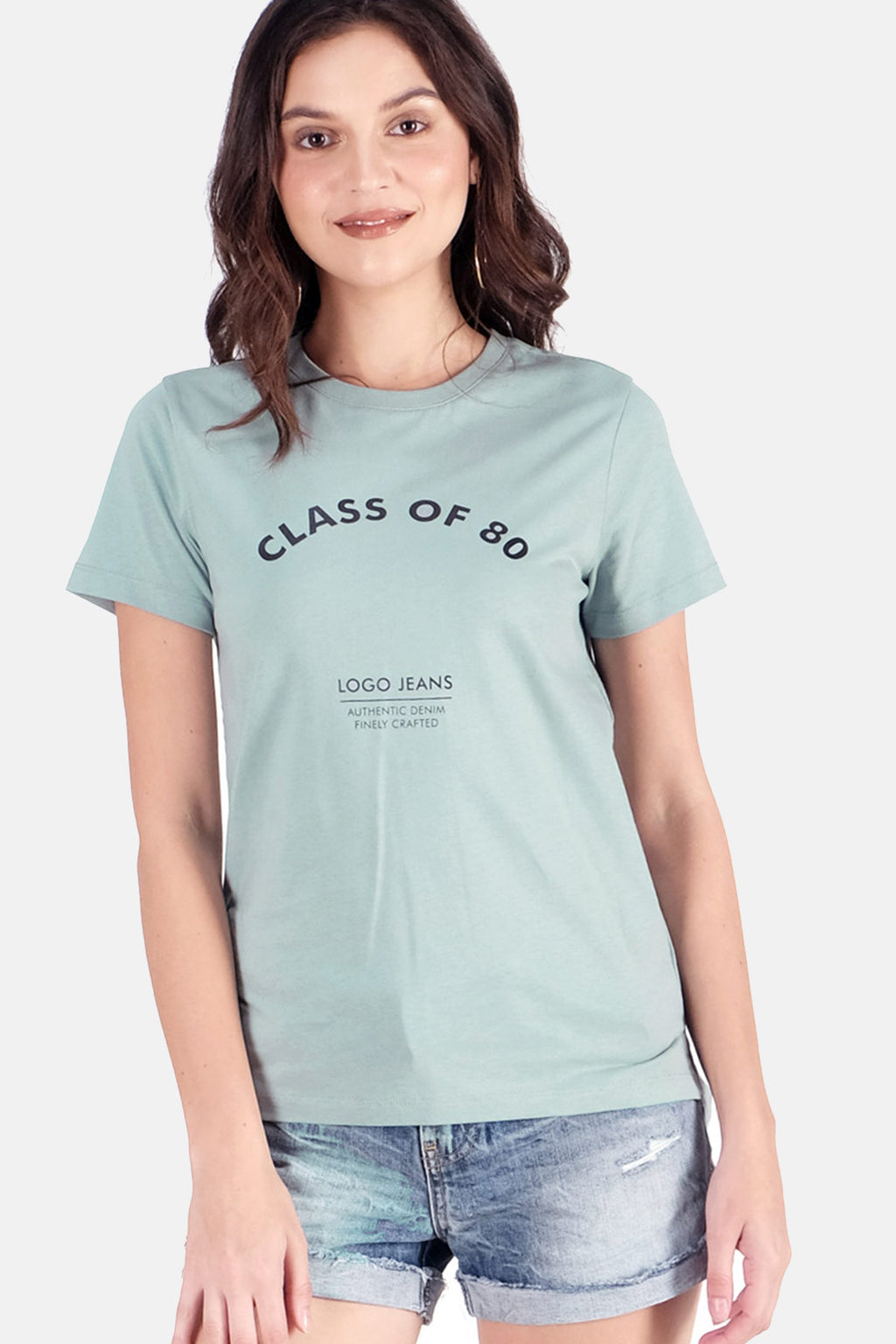 T-Shirt Lengan Pendek Khione Light Green