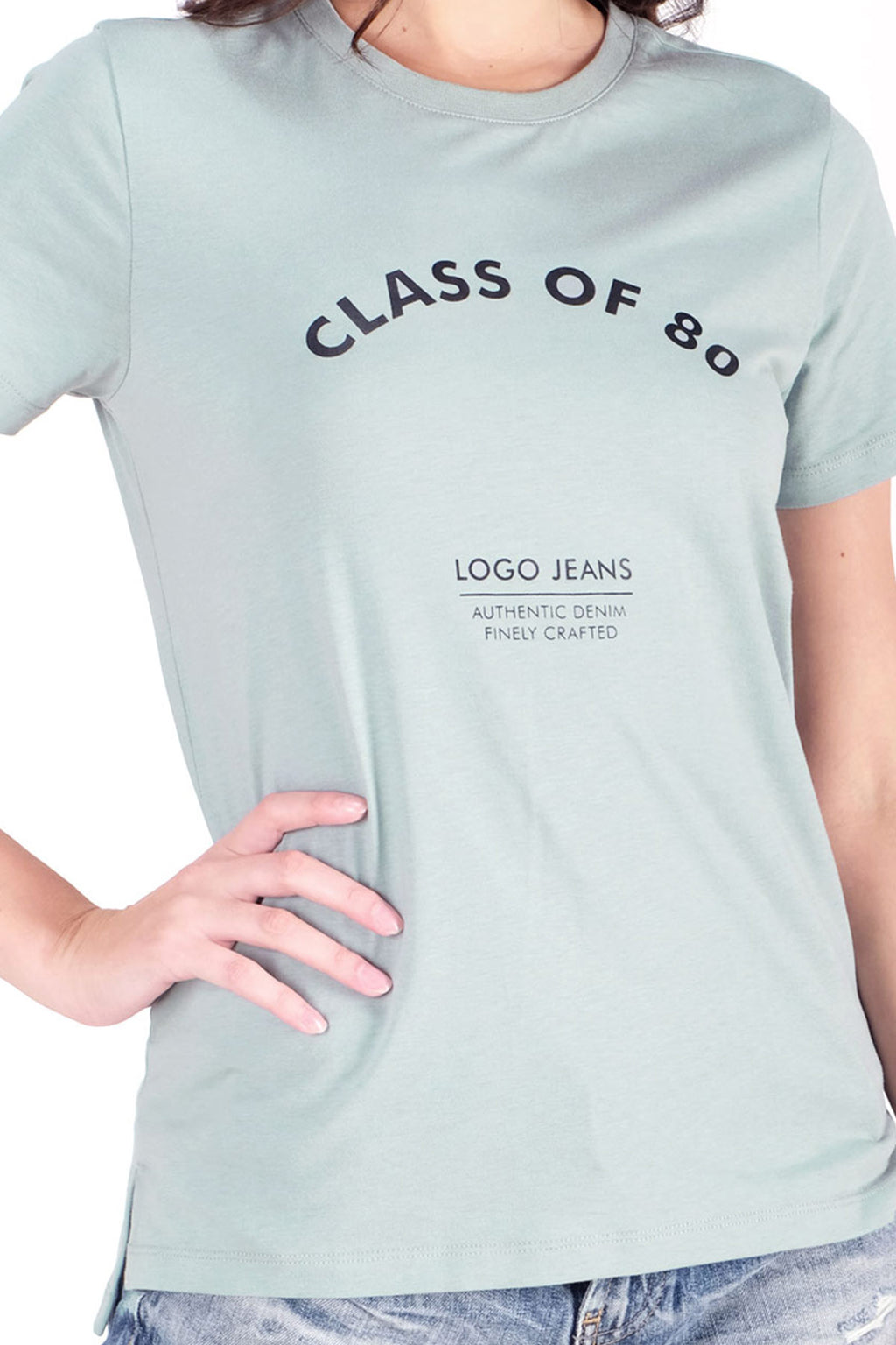 T-Shirt Lengan Pendek Khione Light Green