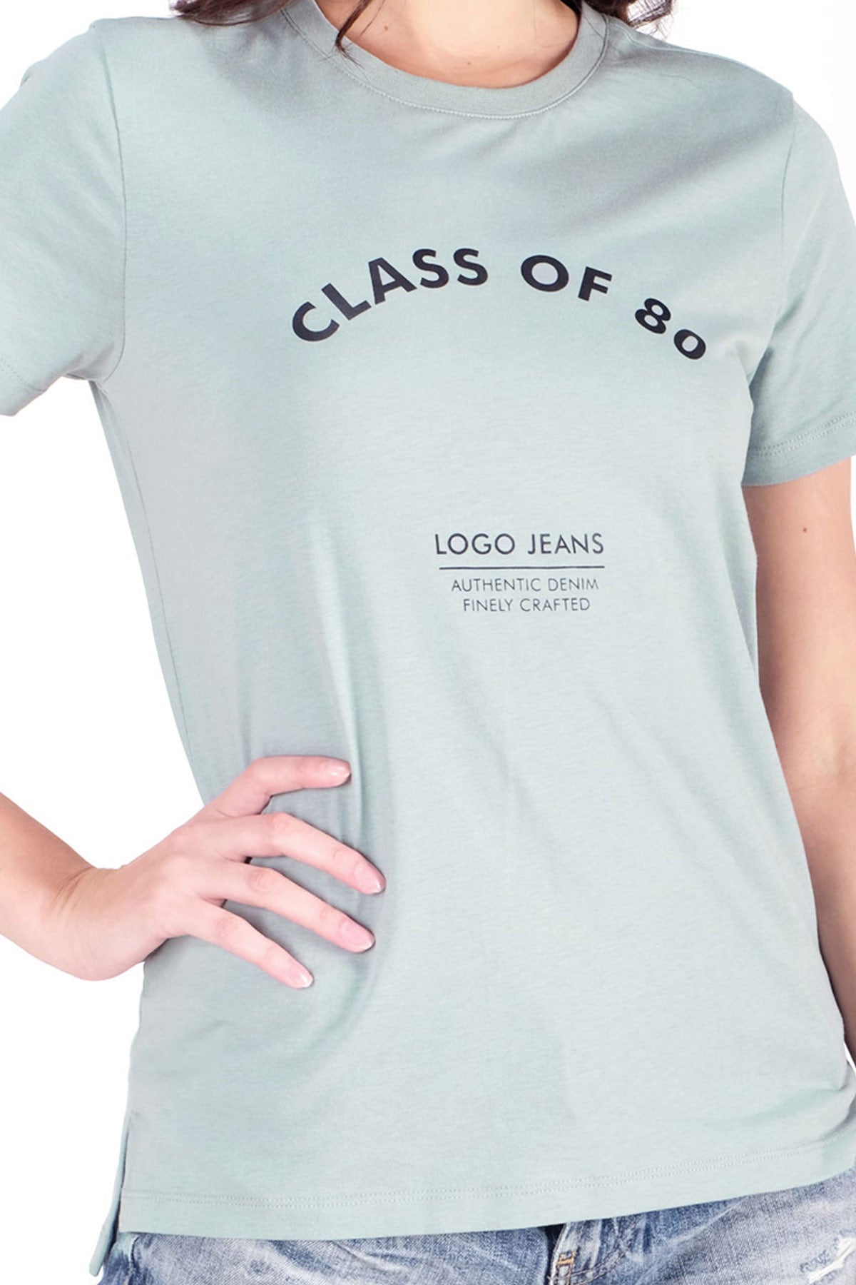 T-Shirt Lengan Pendek Khione Light Green