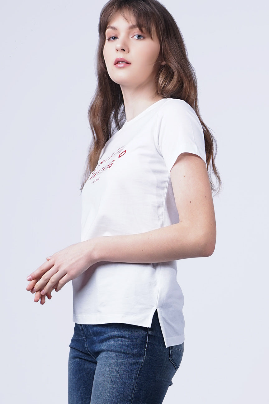 T-Shirt Lengan Pendek Kiyoko Offwhite