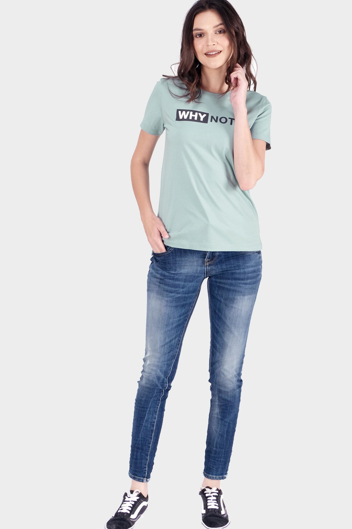 T-Shirt Lengan Pendek Laias Light Green