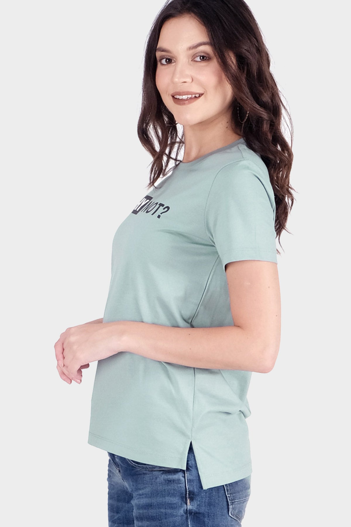 T-Shirt Lengan Pendek Laias Light Green