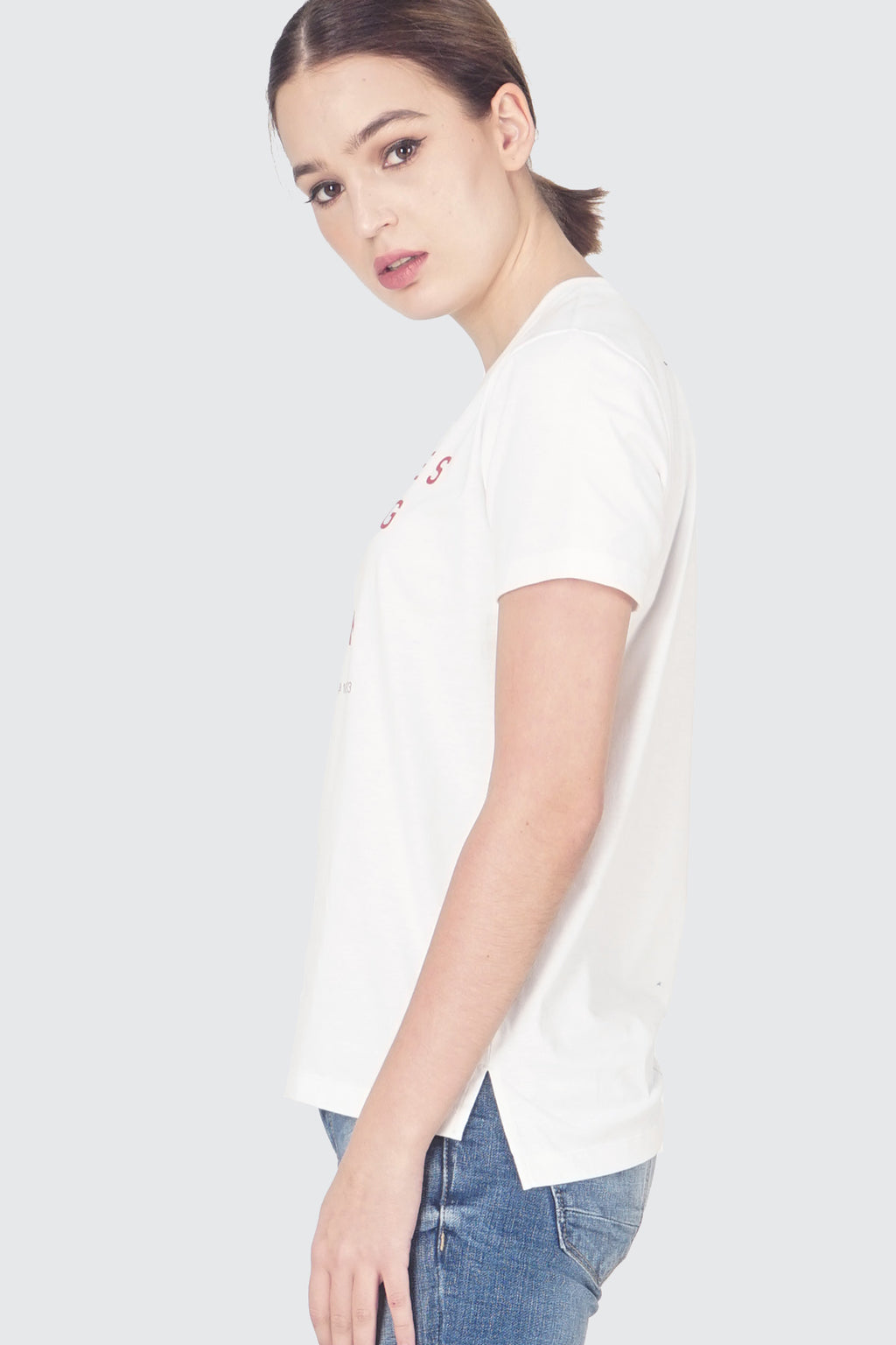 T-Shirt Lengan Pendek Leex Offwhite