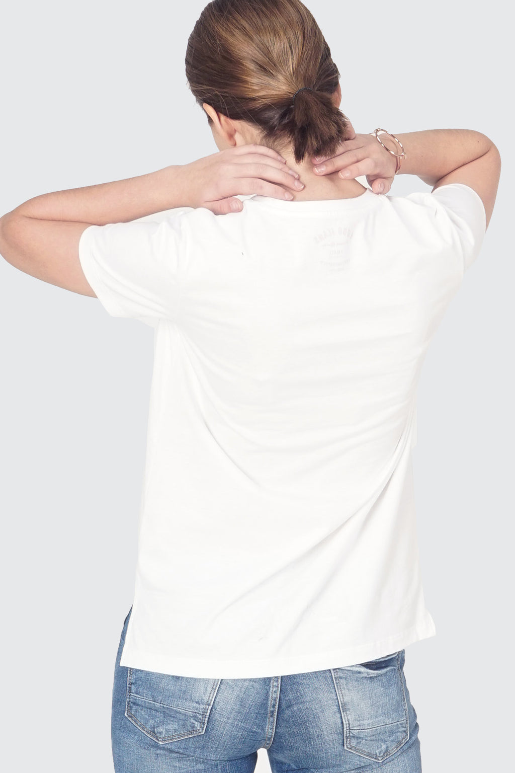 T-Shirt Lengan Pendek Leex Offwhite
